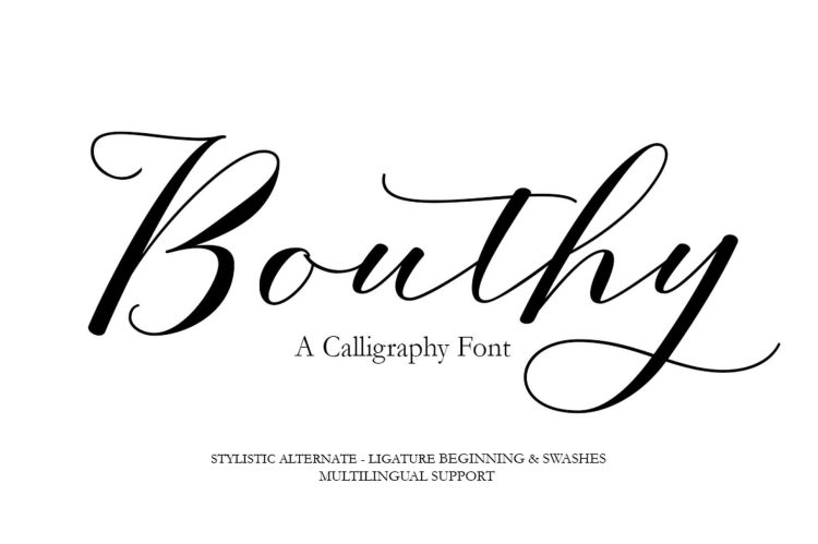 calligraphy-script-font-bouthy