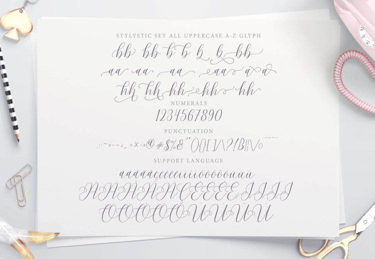 calligraphy font malibu script