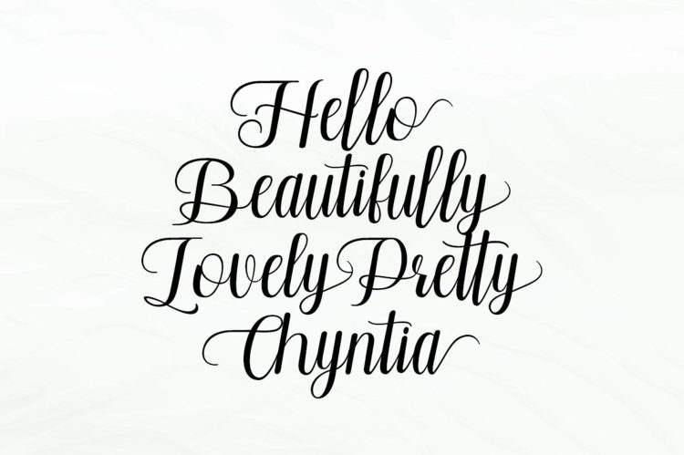 calligraphy font