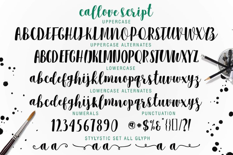 Modern Script Font